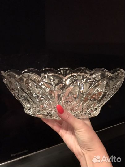 Хрустальная ваза времен СССР
