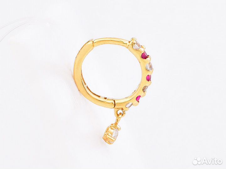 Серьги золотые