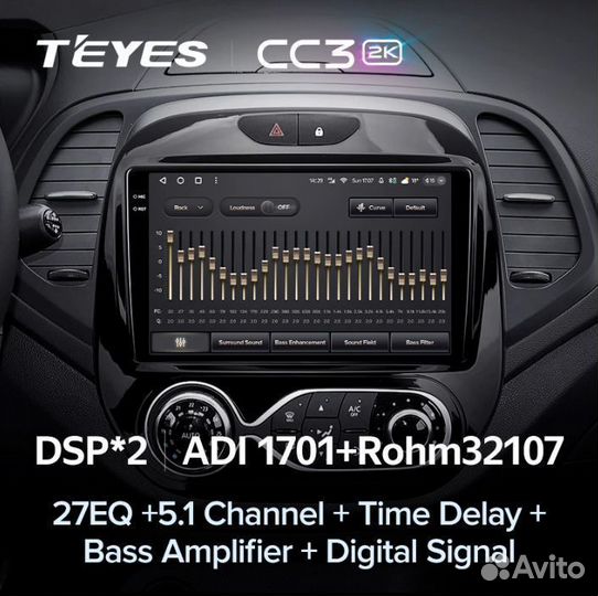 Магнитола Teyes CC3 2K 6/128 Renault Kaptur 16-19