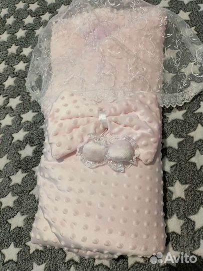 Конверт на выписку зимний для девочки