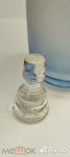 Графин. Синие напыление. Стекло. 22 см. СССР