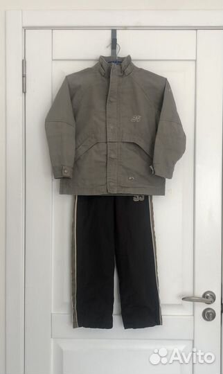 Пакет 122-128 ветровка, штаны, рубашка