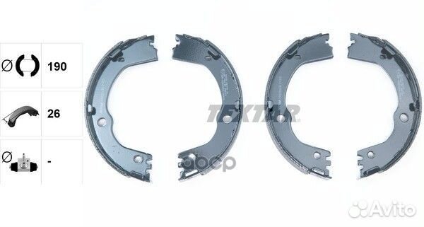 Колодки тормозные 91082500 Textar