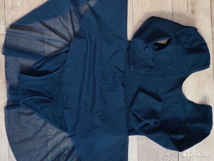 Купальник гимнастический с юбкой