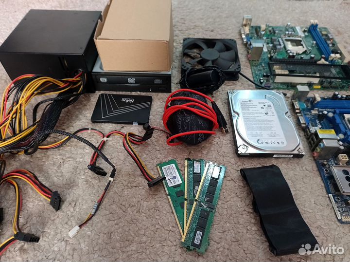 Комплектующие для пк лот