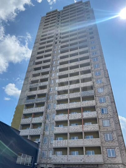 2-к. квартира, 53,8 м², 19/25 эт.