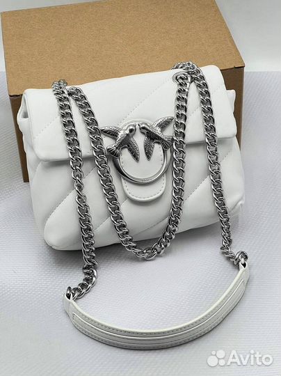 Сумка Pinko puff — премиум, натуральная кожа