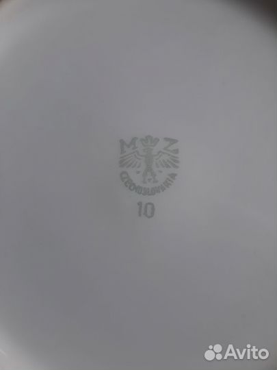 Фарфоровые тарелки Чехословакия 6 штук