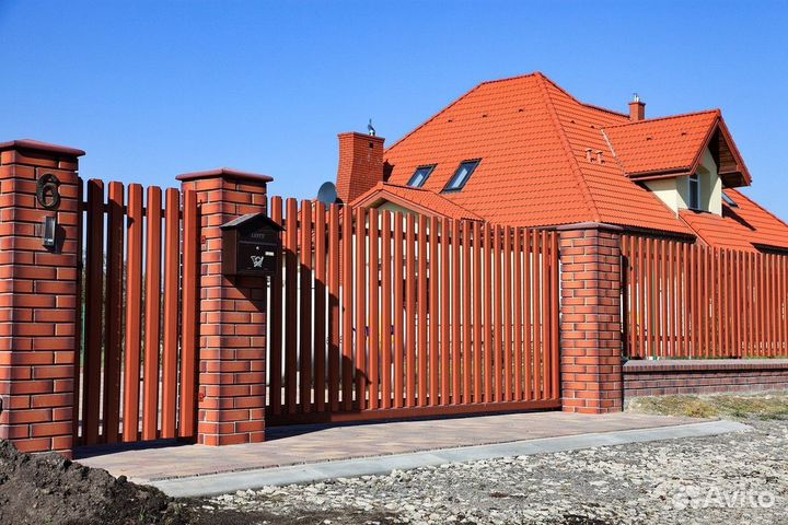 Забор жалюзи