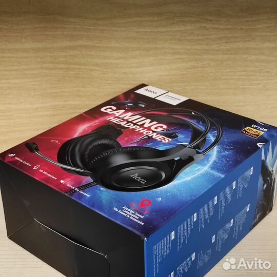 Проводные игровые наушники Hoco W106, с микрофоном