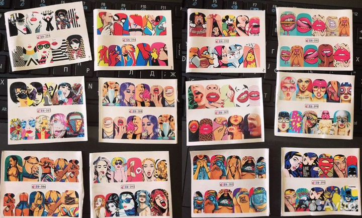 Слайдеры для ногтей