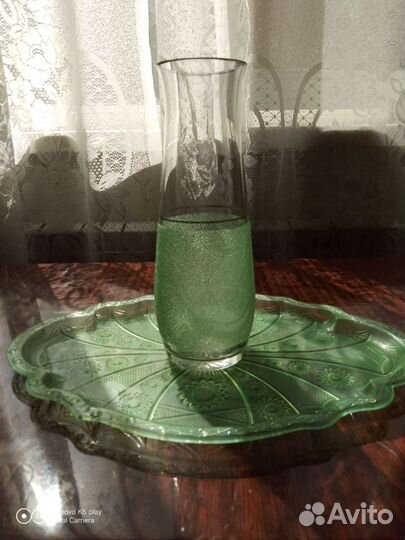 Две редкие изящные винтажные вазы для цветов, СССР