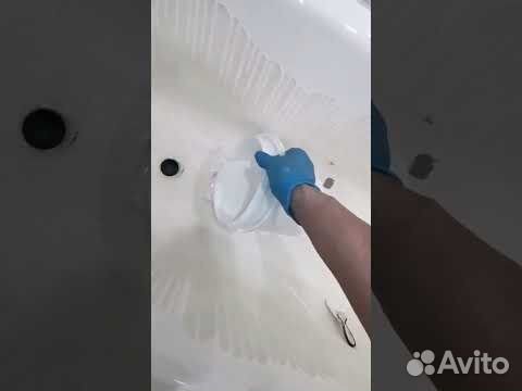 Покраска ванн наливным акрилом Plastall от Pabrec d.o.o.: преимущества