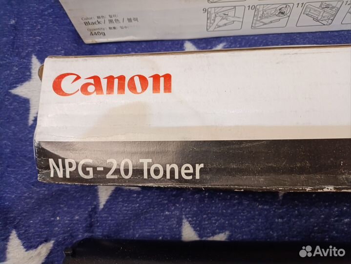 Тонер canon NPG-20 black 440g made in japan
