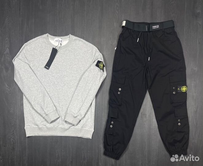 Костюм свитшот и джогеры Stone Island