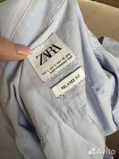 Рубашка мужская zara l