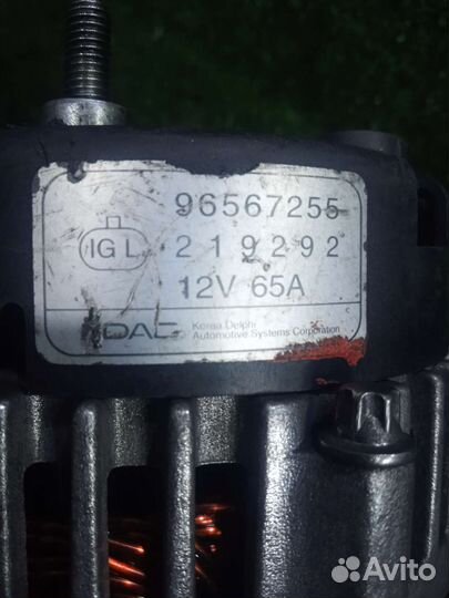 Генератор Дэу Матиз Шевроле Спарк