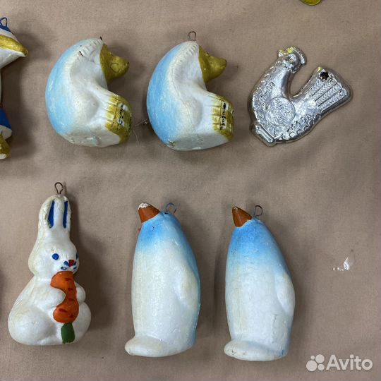 Елочные игрушки 16 шт лотом СССР (сзр)
