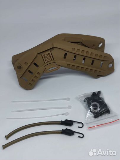 Рельсы на шлем 6Б47 и другие грязный песок