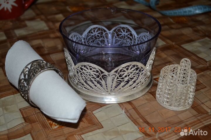 Ажурная филигранная скань