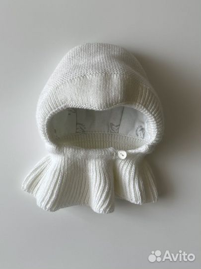 Детская зимняя Шапка шлем капор