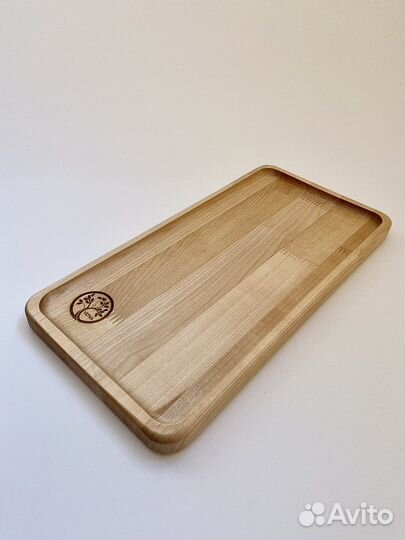 Поднос сервировочный из дерева