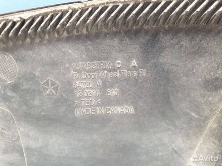 Накладка двери задней правой Jeep Cherokee KL 2013