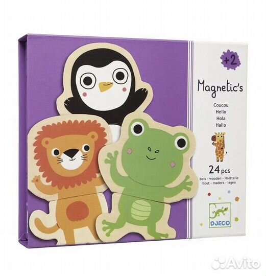 Пазлы Djeco половинки 