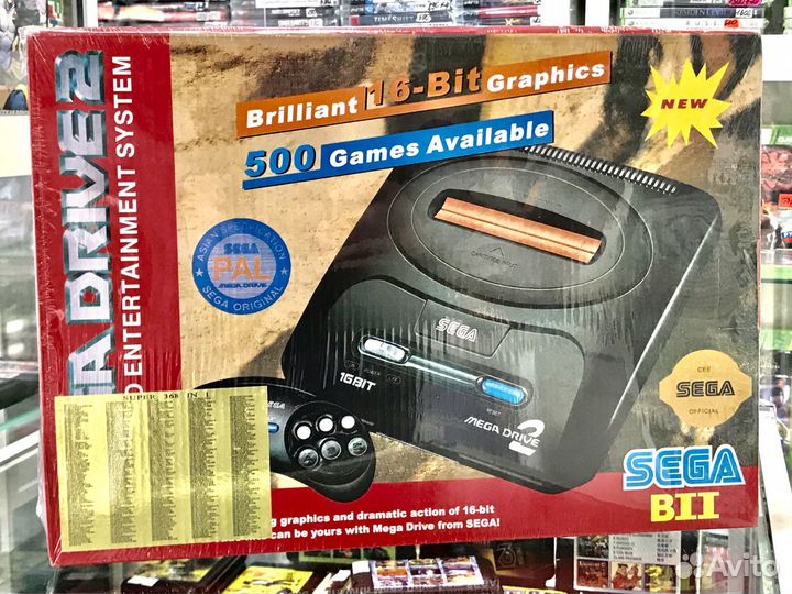 Sega Mega Drive 2 368 игр Новая