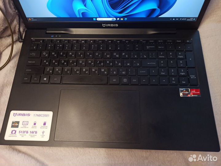 Ноутбук Irbis 17NBC2001