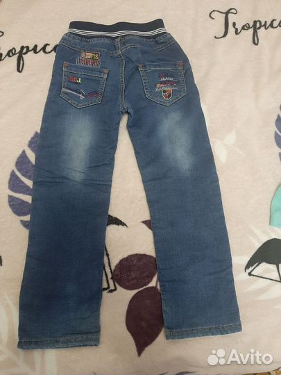 Джинсы утепленные для мальчика