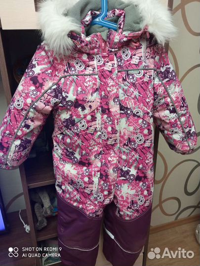 Зимний комбинезон для девочки 104