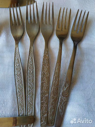 Столовые приборы ссср, ложки, вилки, ножи
