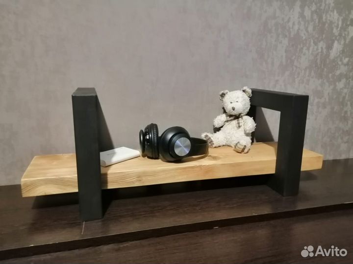 Полка настенная в стиле лофт