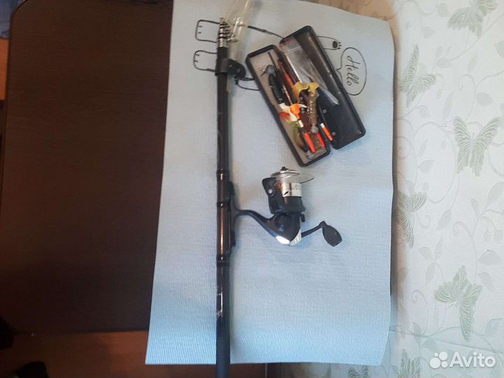 Удочка спининг 2 в 1. 2,70