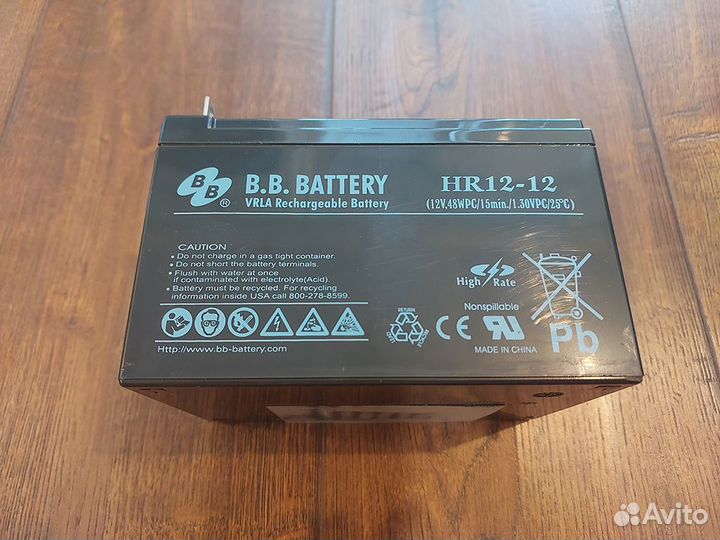 Аккумулятор B.B. battery HR12-12