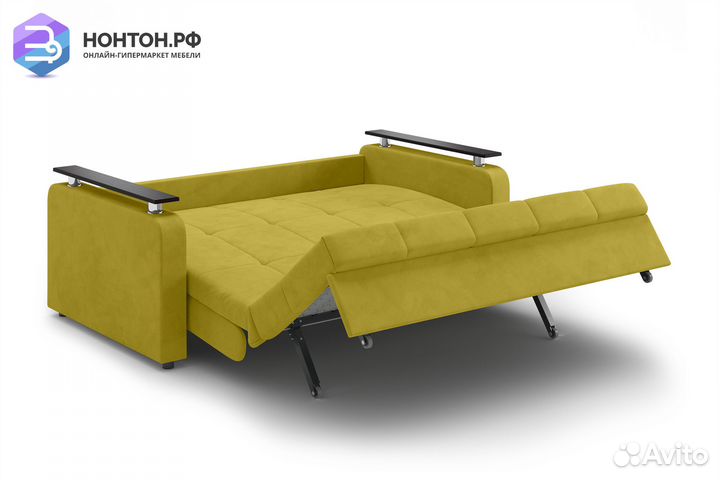 Диван аккордеон Остин горчичный