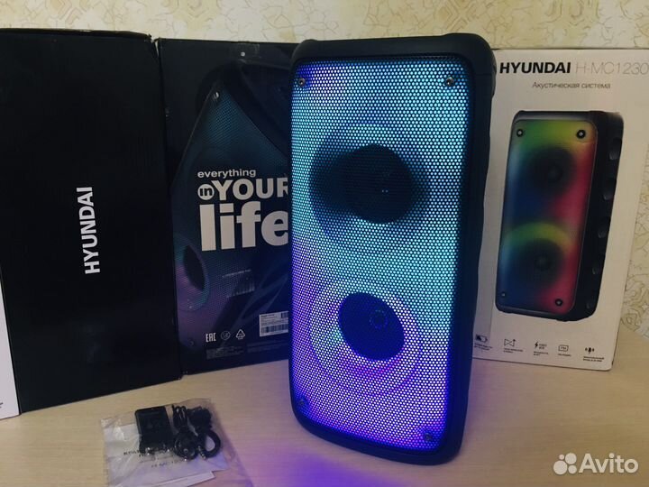 Блютуз колонка с радио