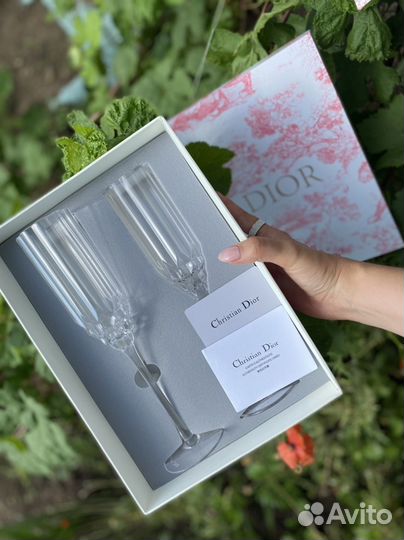 Фужеры бокалы Dior Диор