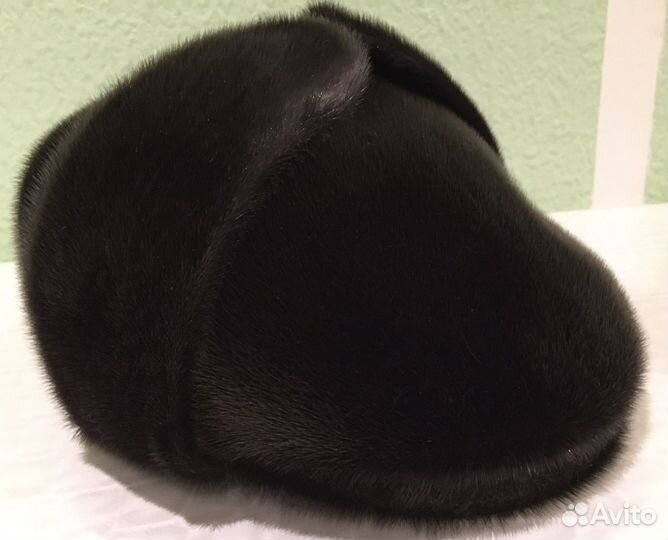 Меховая мужская шапка/кепка из нерки