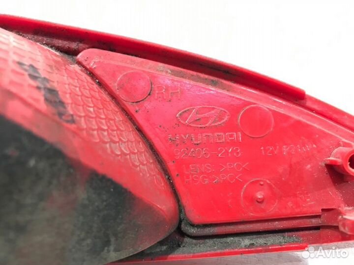 Фонарь противотуманный передний правый Hyundai