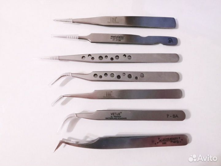 Пинцеты для наращивания ресниц