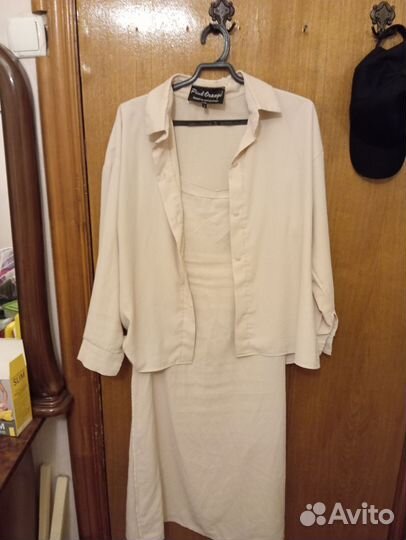 Костюм платье рубашка