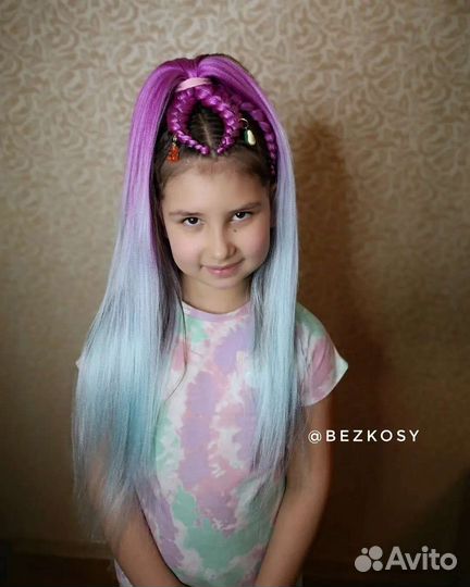 Афрохвост, брейды, афрокосы