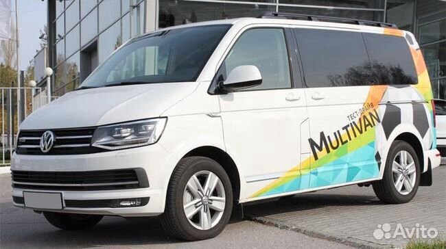 Рейлинги апс для Volkswagen T5T6, Multiven черные