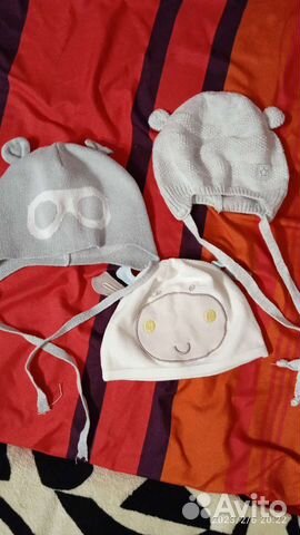 Детские шапки весна от 42-46