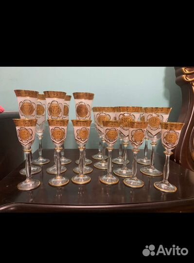 Фужеры и рюмки хрусталь