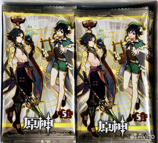 Редкие коллекционные карточки Genshin Impact