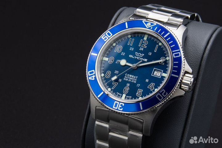 Часы Glycine Combat SUB Automatic Швейцария новые