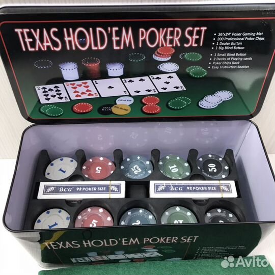Покер Покерный Набор Новый